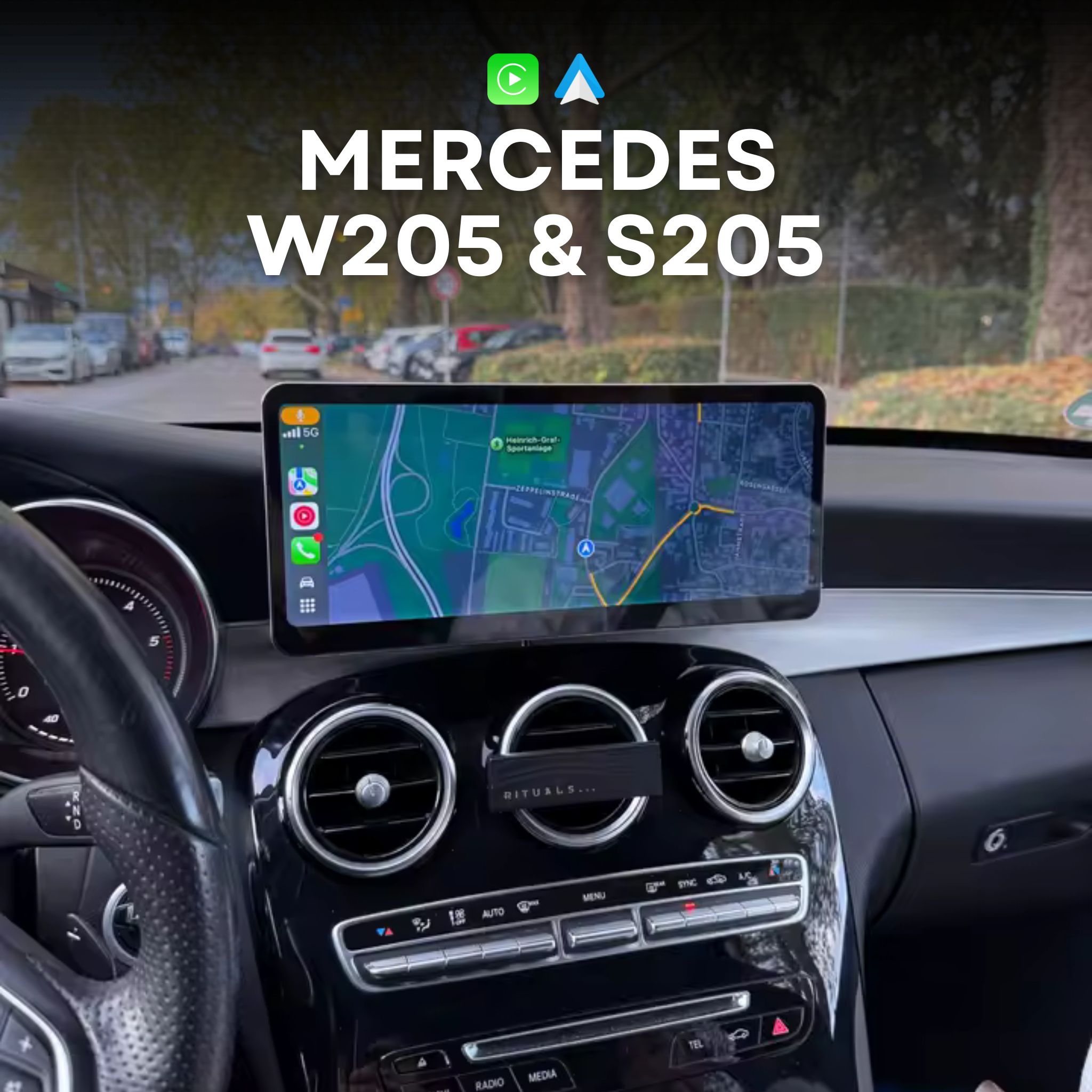 Mercedes C-Class & GLC W205/S205 Screen Upgrade | Android