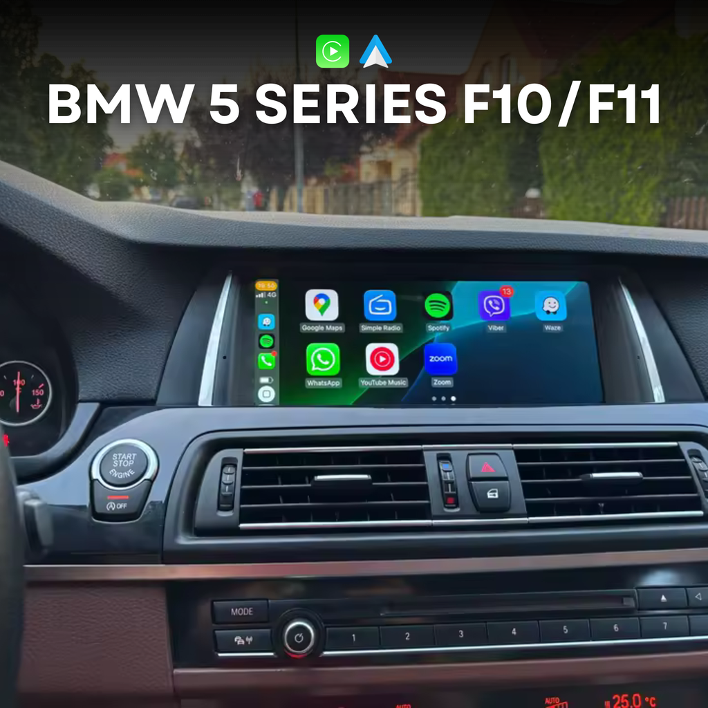 BMW 5 Series F10 & F11 | Android & CarPlay Screen Upgrade