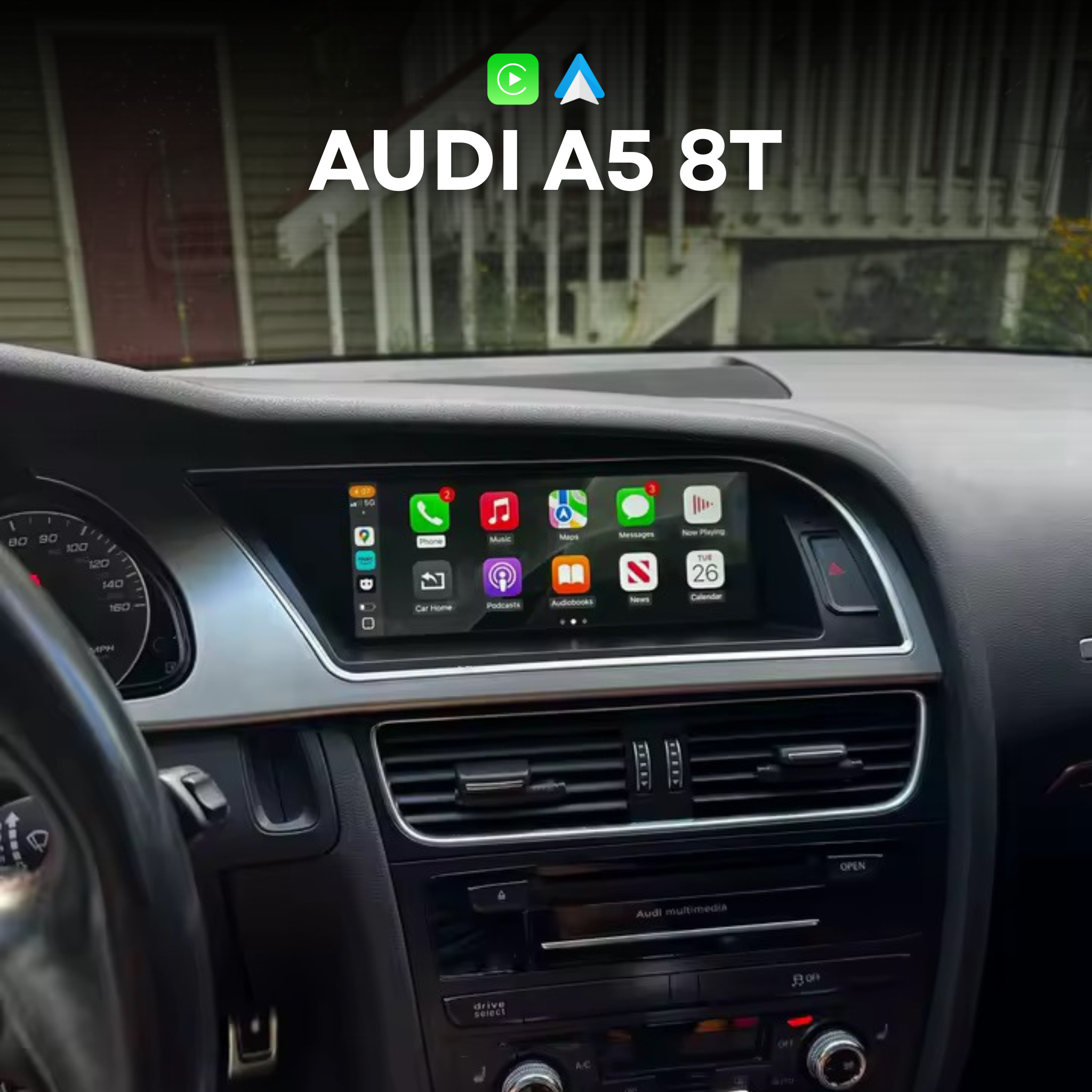 Audi A5 8T | 8.8" Android & CarPlay Screen Upgrade