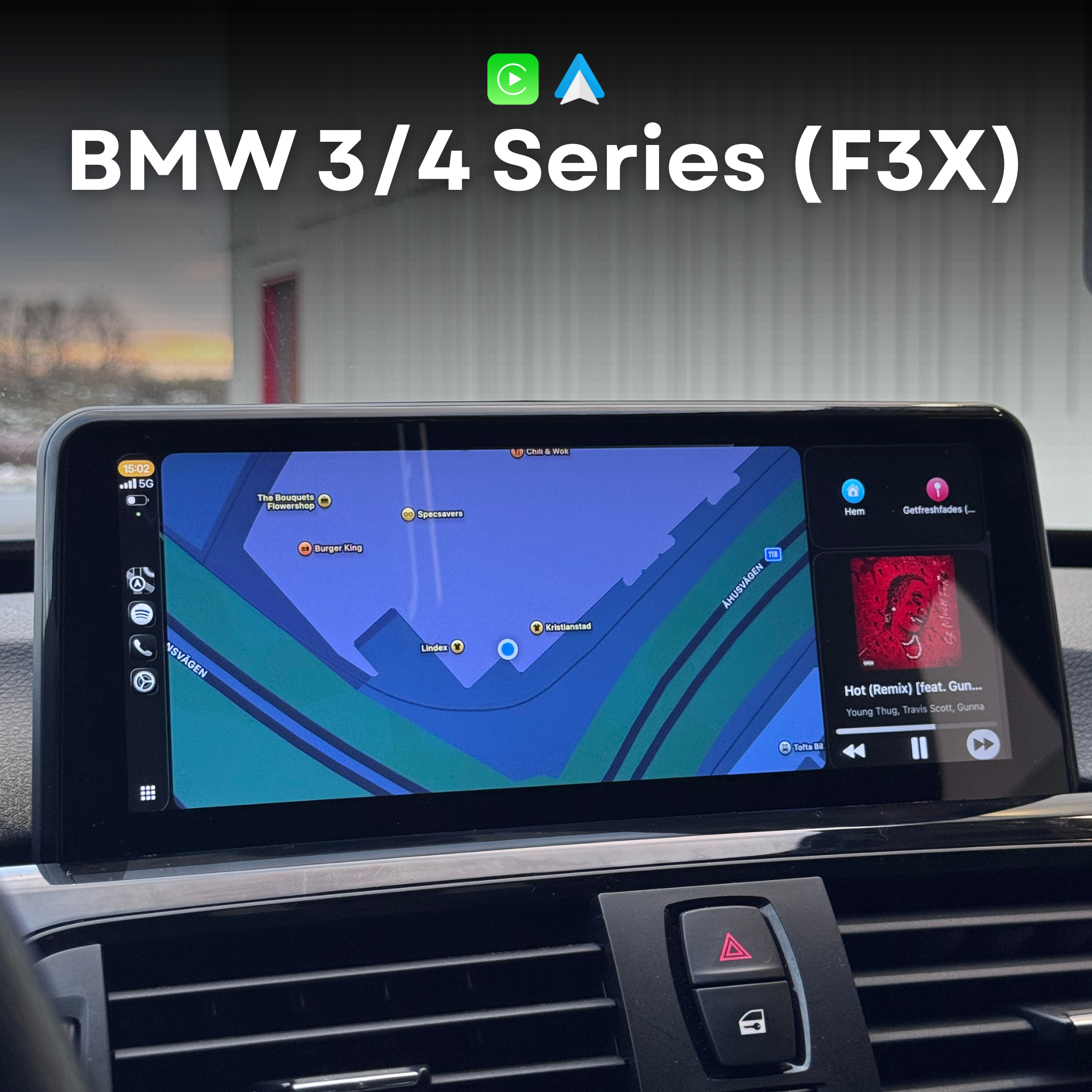 BMW 3/4 Series F3X | Android & CarPlay Screen Upgrade
